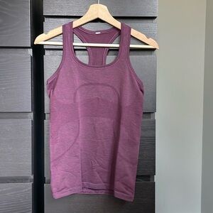 Lululemon tank XS/S (size 4) purple my race my pace